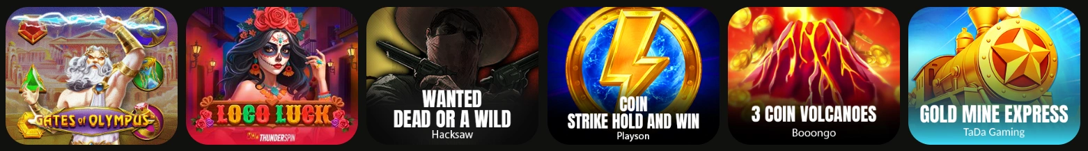 Top slot games available at FreshBet
